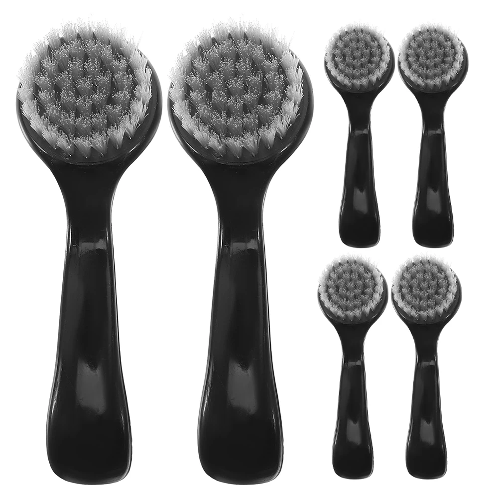 

6 Pcs Cleansing Tool Exfoliator Nylon Scrubber Beauty Manual Face Manual Facial Cleansing Face Brush Makeup Brush