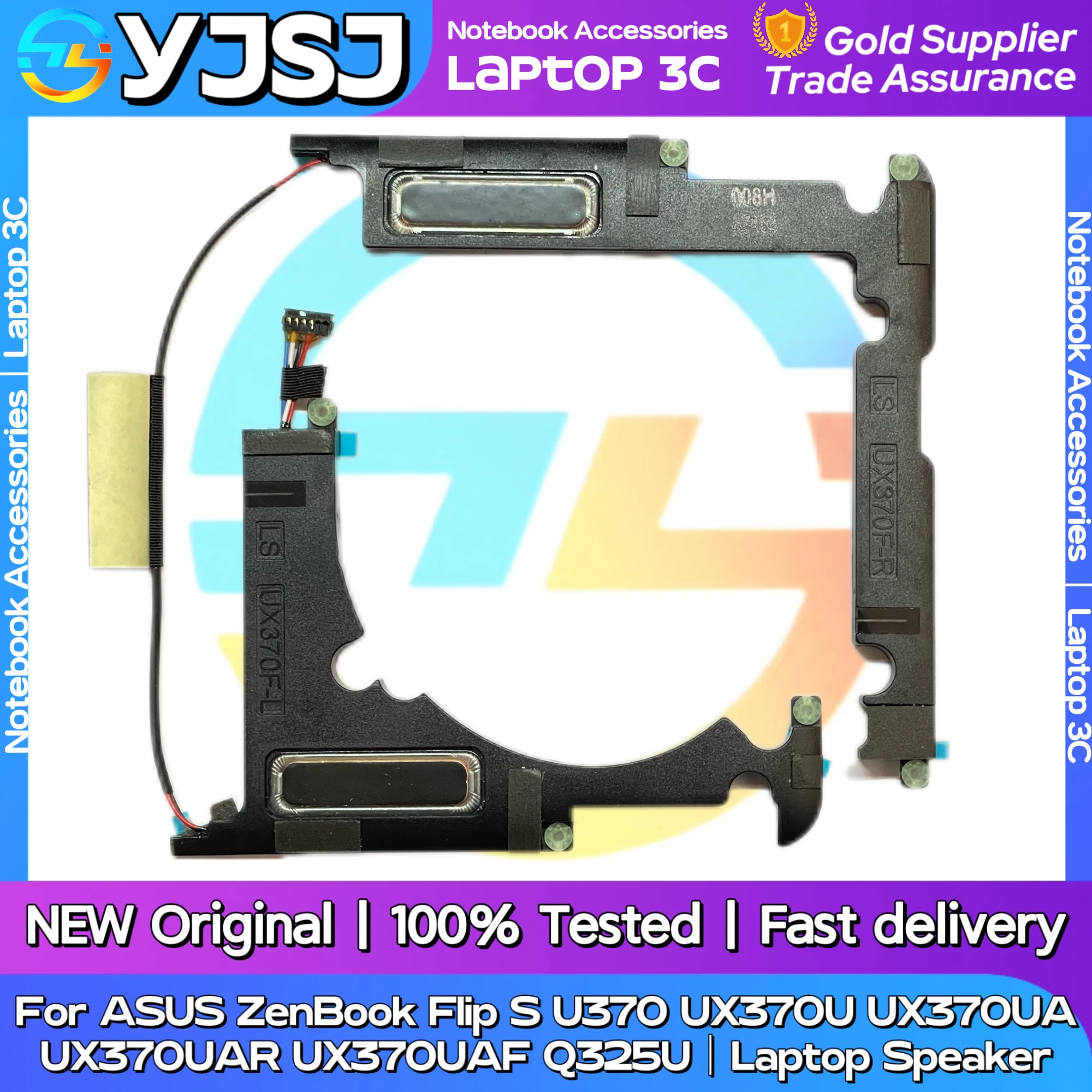 

New Original Laptop Notebook Audio Speaker For ASUS UX370 UX370UA UX370UAR Q325U UX370UAF built-in speaker 04072-02400500