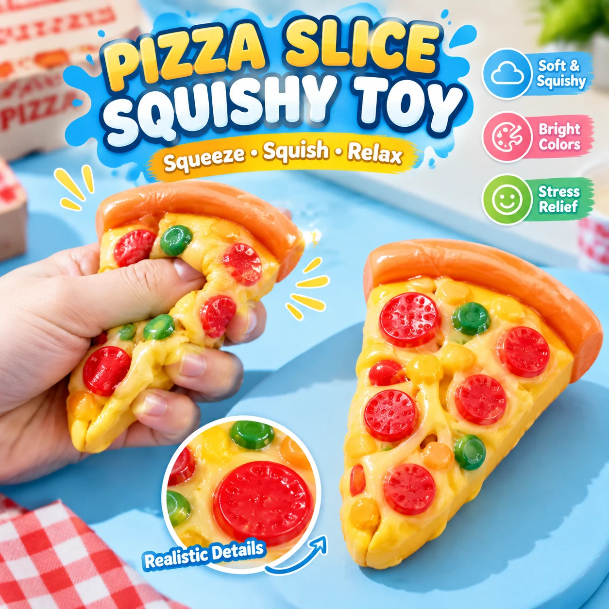 Squishy Blind Box Cute Food Ocean Toy Squeeze Surprise Random 1Pcs Fidget Stress Relief Lucky Guaranteed Set Toy
