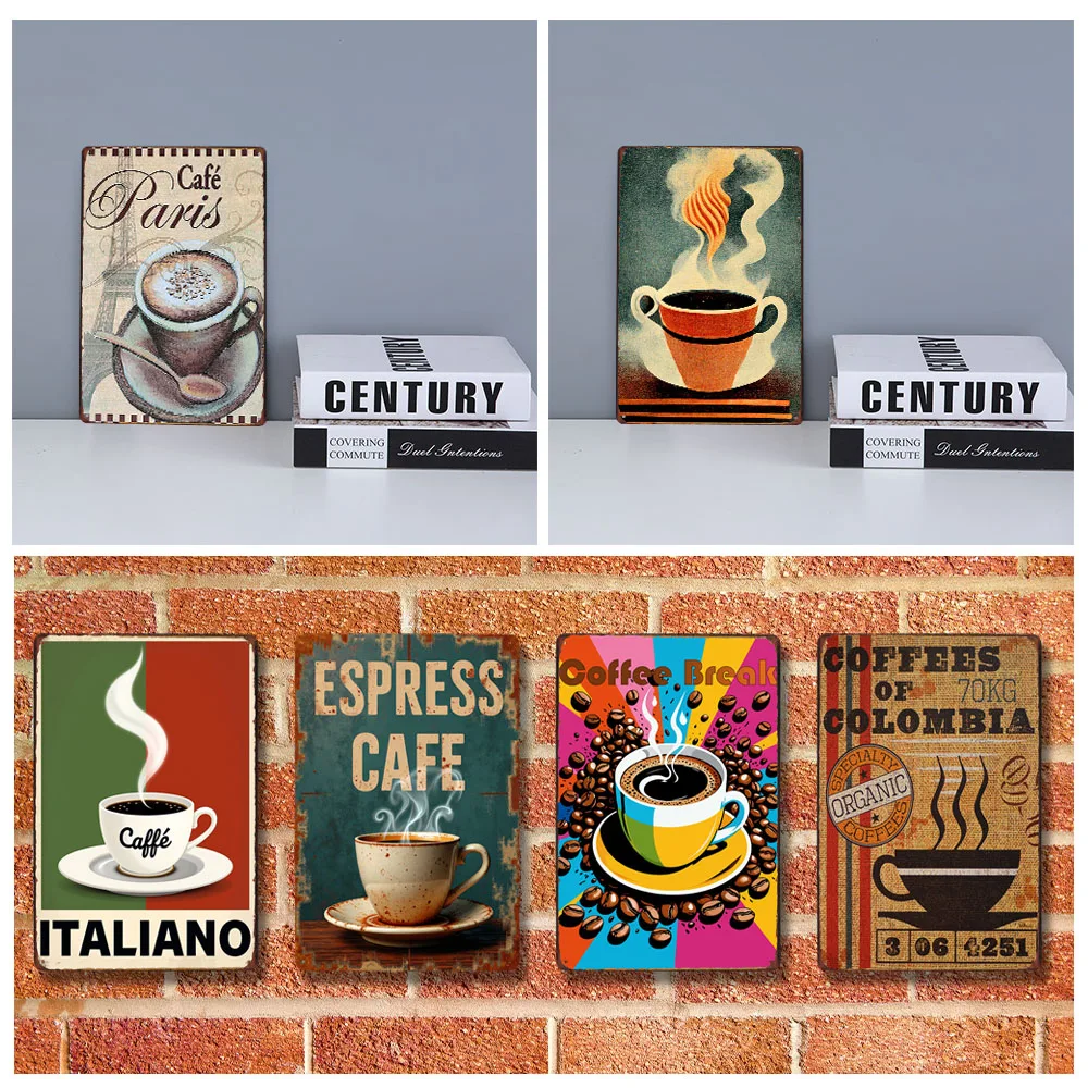 مضحك القهوة تسجيل خمر جدار ديكور فني مقهى الرجعية ديكور المطبخ غرفة الطعام رجل الكهف ديكور المنزل