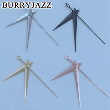 BURRYJAZZ NH35 NH36 NH38 7S26 7S36 4R35 4R36 Wskazówki zegarka Srebrny pistolet Złoto Różowe złoto Wskazówki