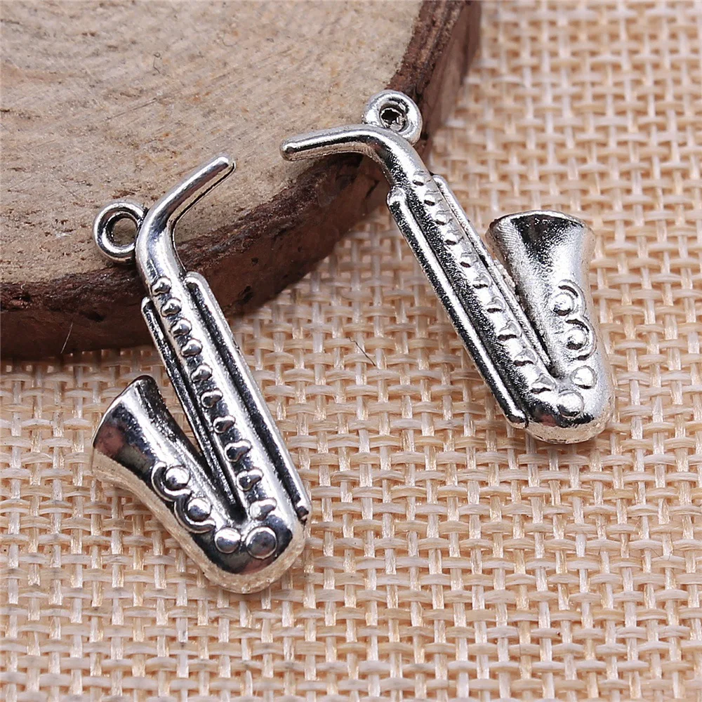 Musical Instrument Jewelry - 20 Buah 26X21Mm (1.02X0.83 Inci) Warna