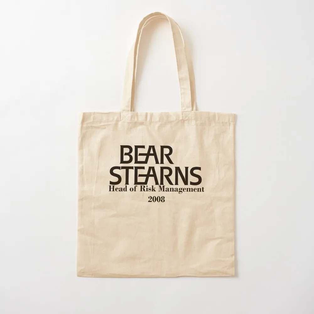 Bear Stearns - Head of Risk Management Tote Bag Canvas bag personalized tote Eco bag Canvas Tote