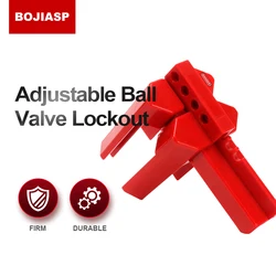 Adjustable Ball Valve Lockout Prinzing Tap Water Pipeline Valve Ball Valve Handle Open Isolation Safety Lock LOTO Devices