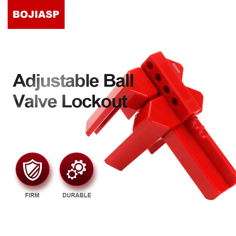 Adjustable Ball Valve Lockout Prinzing Tap Water Pipeline Valve Ball Valve Handle Open Isolation Safety Lock LOTO Devices