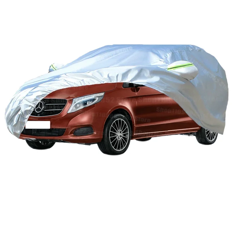 For Benz V Class(W638 W639 W447) Car Cover Outdoor Protection Covers Snow Sunshade Waterproof Dustproof Exterior UV