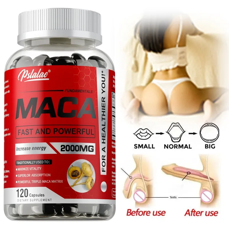 Maca Root Supplement - Builds Muscle and Strength, Maximize Vitality and Performance