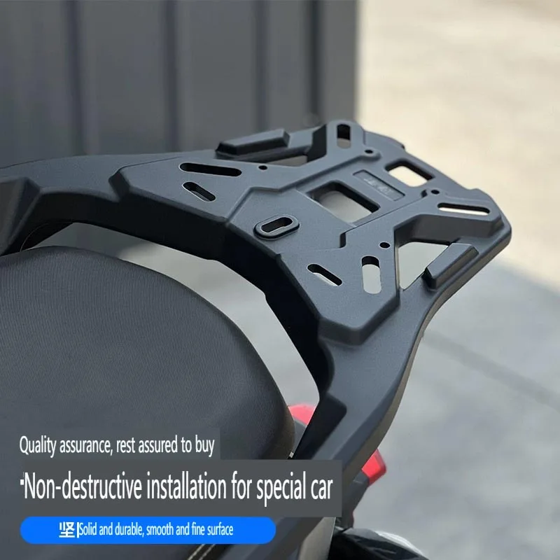 Motorcycle Rack Suitable for BMW C400GT/X: Longxin 350T Wuji SR4 Modified Aluminum Alloy Rear Cargo Rack Trunk Bracket