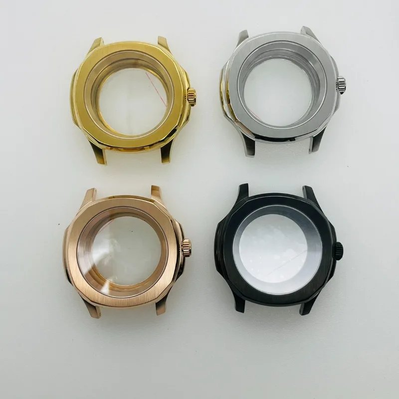 مجموعة علبة الساعة مناسبة لحركات NH35/NH36 ساعة الغوص ملحقات علبة الساعة الميكانيكية بقطر 42 مم #1