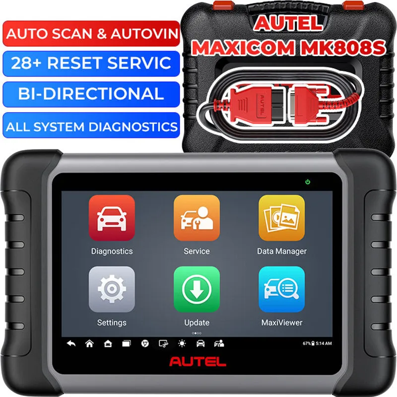 

Original Autel Maxicom Mk808s Mk808 808 Same Mp808 Mx808 Obd2 Car Diagnostic Tool Diagnosis Machine For All Cars Scanner