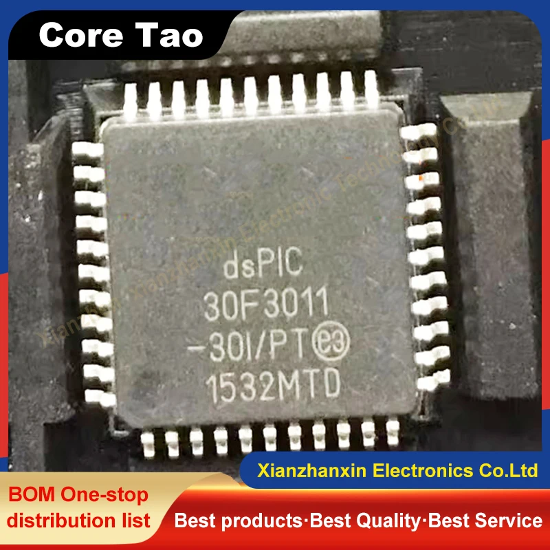 DSPIC30F3011-30I/PT DSPIC30F30F3011 30F3011 30F3011 TQFP44 Chip de microcontrolador, em estoque, 1Pc Lot