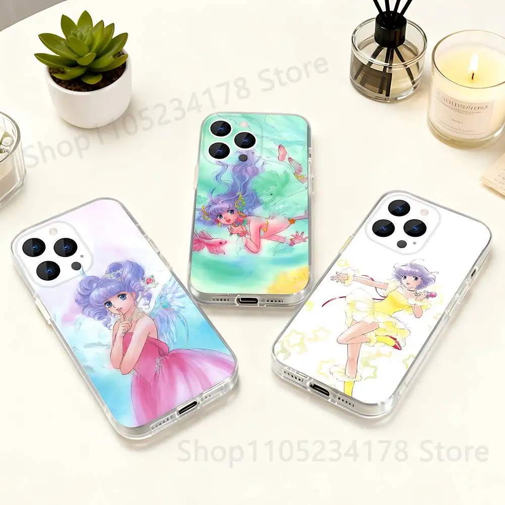 

C-Creamy Mami Magic Clear Phone case suitable for iPhone 11 12 13 14 15 16 17 Pro Max Plus X XS XR SE E Mini Protective Case