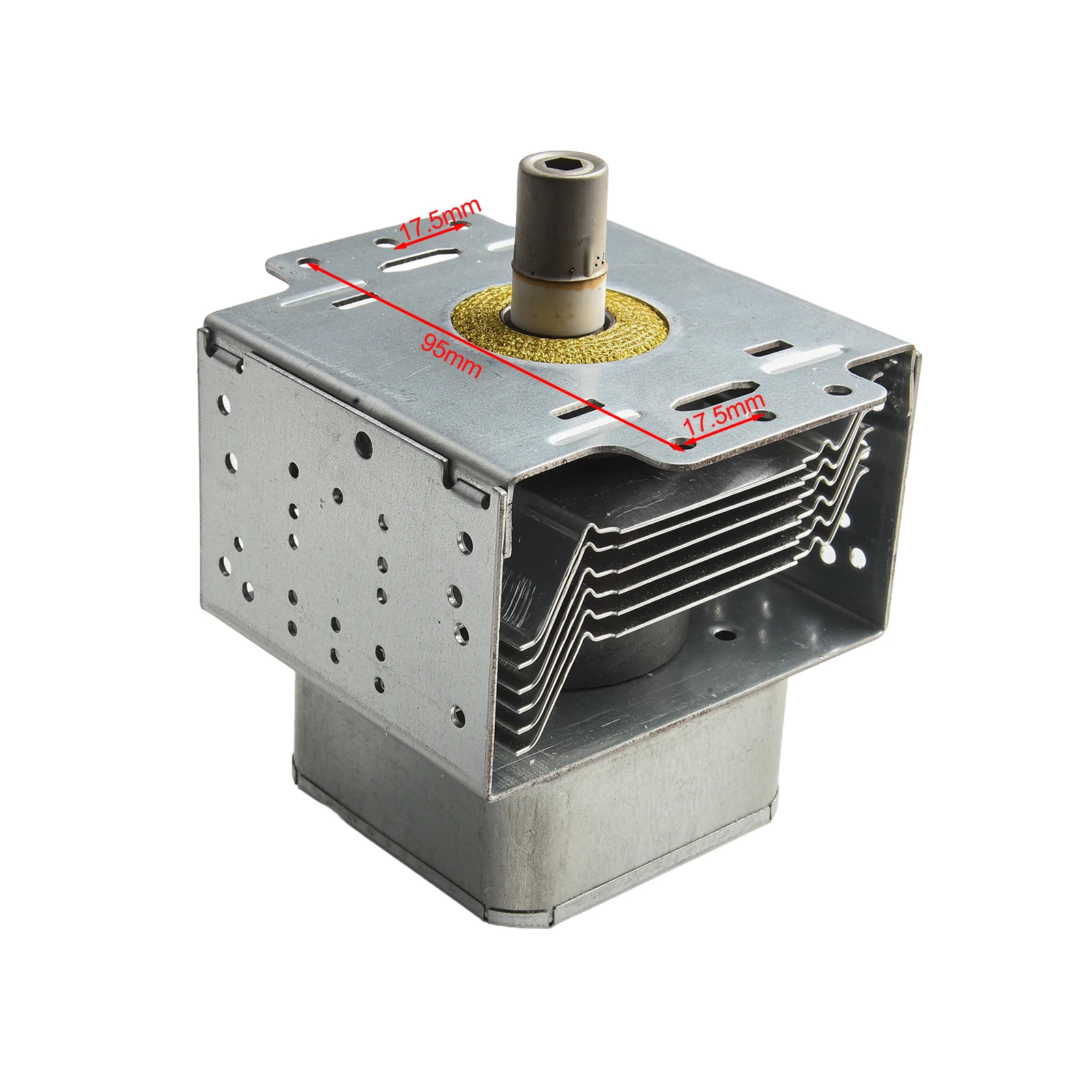 11.5cm 3.5cm Microwave Oven Magnetron Improves Efficiency Metal Construction Upgrade Performance Enhances Functionality