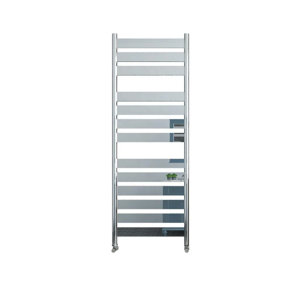 Radiador de escalera cromado SUN-D18 de servicio OEM de alta calidad, toallero montado en la pared, radiador de toallero calentado para baño, radiadores