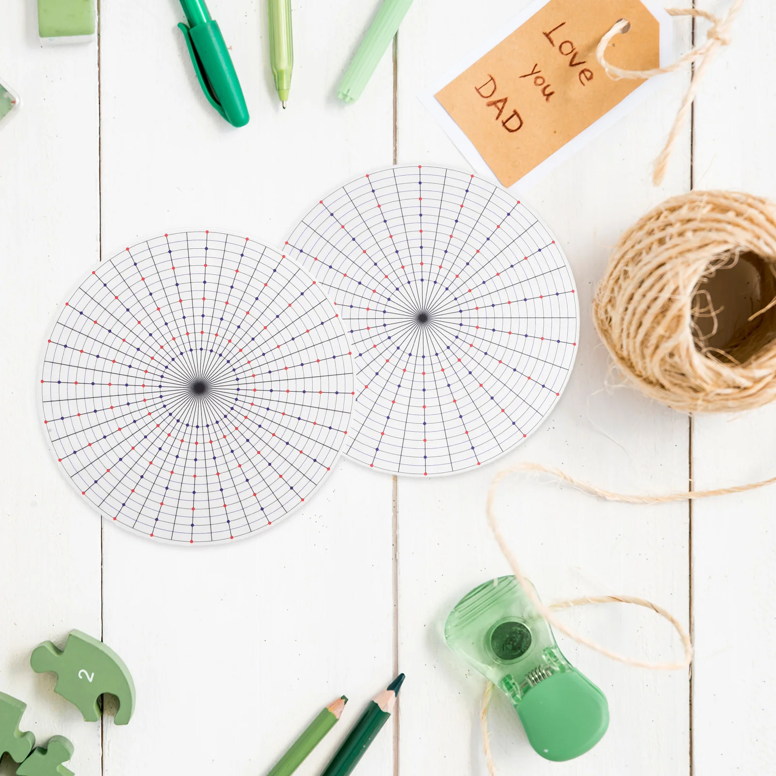 

2Pcs DIY Ribbon Rosette Maker Tool Plastic Craft Board Precise Spacing Guide Badge Base Mold Boutonniere Corsages Brooch