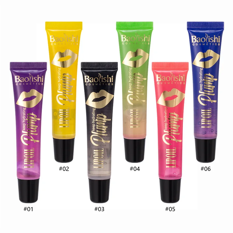 زيت شفاه متغير اللون، ملمع شفاه مرطب شفاف، مرطب مقاوم للماء، بلسم شفاه يدوم طويلاً، لمسة نهائية لامعة #4