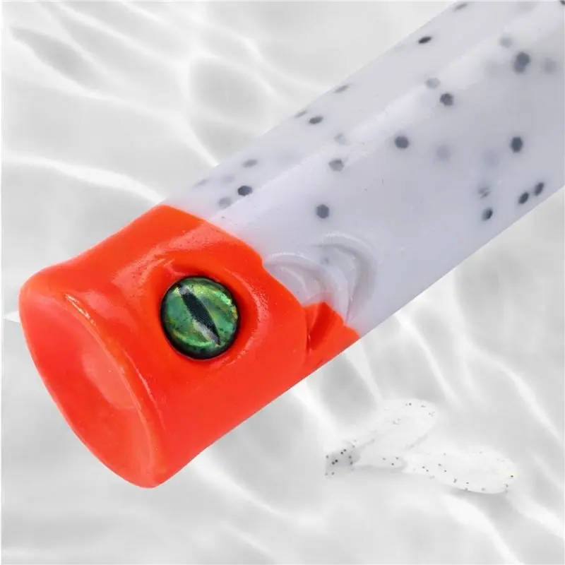 

Мягкая рыболовная приманка ABVE для ловли щуки, окуня, судака, цилиндрическая, с изогнутым хвостом, для рыбалки на открытом воздухе