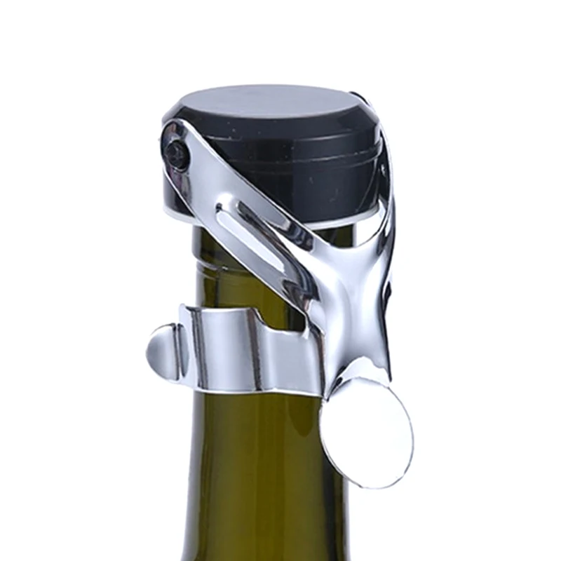 Champagne Stopper Bottle Sealer for Champagne Cava Prosecco Sparkling Wine with a Built-In Pressure Pump