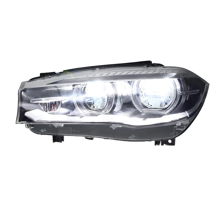 Upgrade low to high LED DRL headlight   front  for BMW X5 F15 2014-2018 Plug and play  lamp Accessories