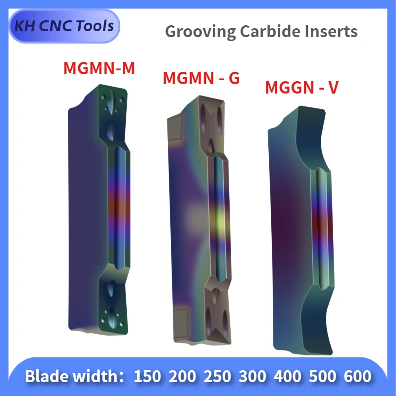 

MGMN Grooving Inserts MGMN150 MGMN200 MGMN250 MGMN300 MGMN400 MGMN500 G V JM Carbide Inserts For Stainless Steel