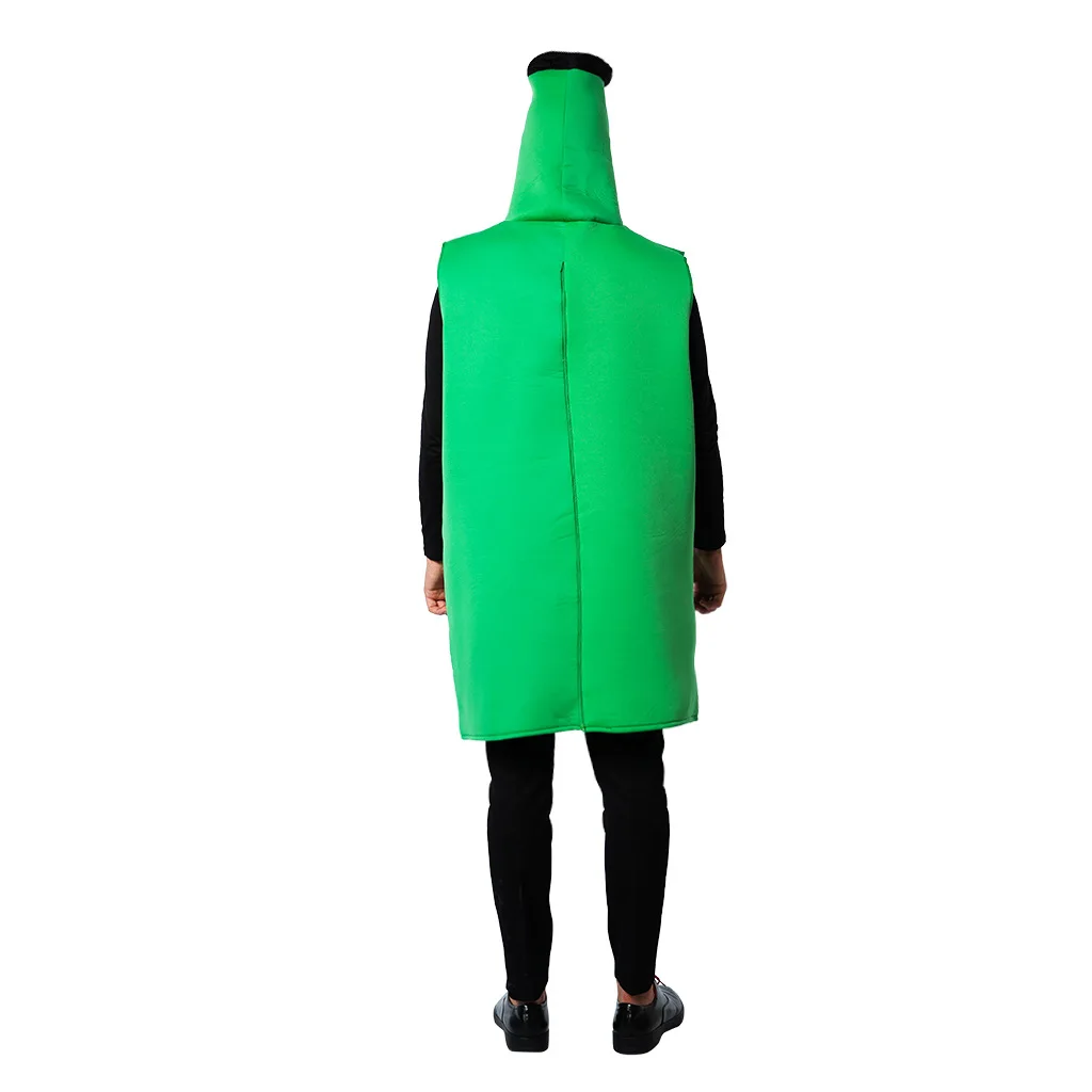 Adult Beer 3D Printed Costumes Beer Halloween Party Men Women Unisex One-Piece Costume Carnival Jumpsuit