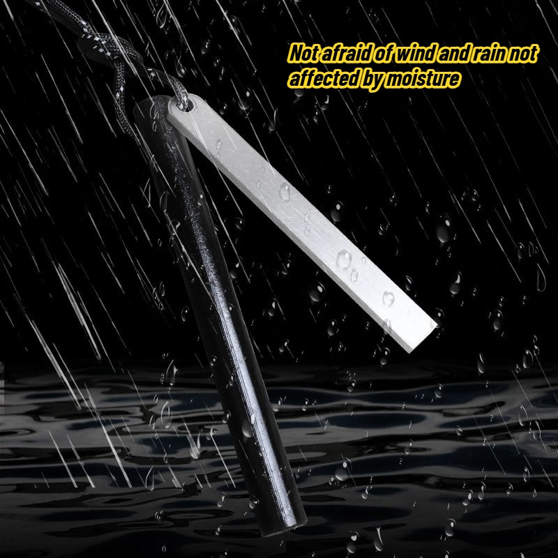 Outdoor Multifunctional Waterproof Fire Rod Convenient for Camping Hiking and Survival Creative Edc Tool Survival Equipment