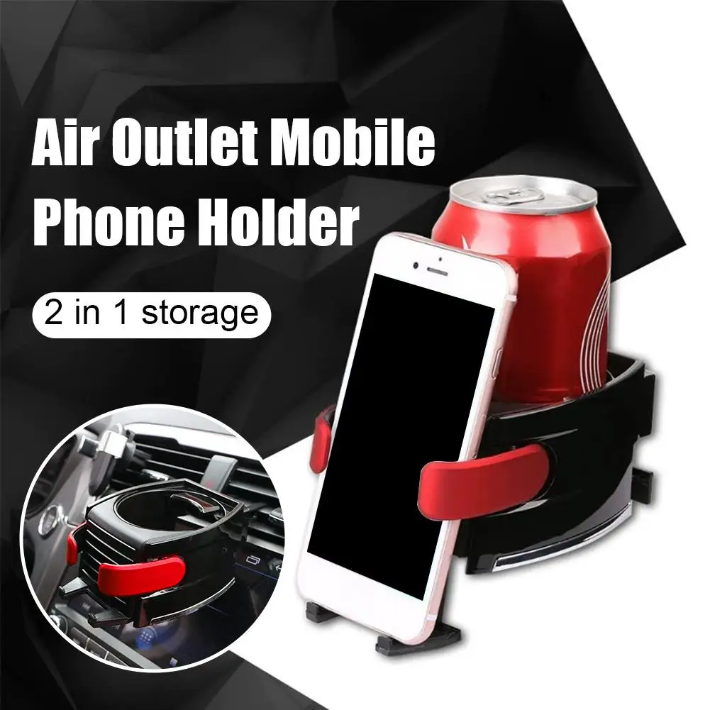 

Car Outlet Air Vent Mount Can Holder Water Drinking Holder Rack Vehicle Cup Bracket Accessory Vents Car Stand Cup Bottle In S4e9
