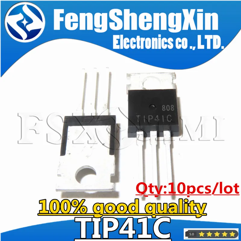 10pcs/lot  New TIP41C TIP41 POWER TRANSISTORS TO-220