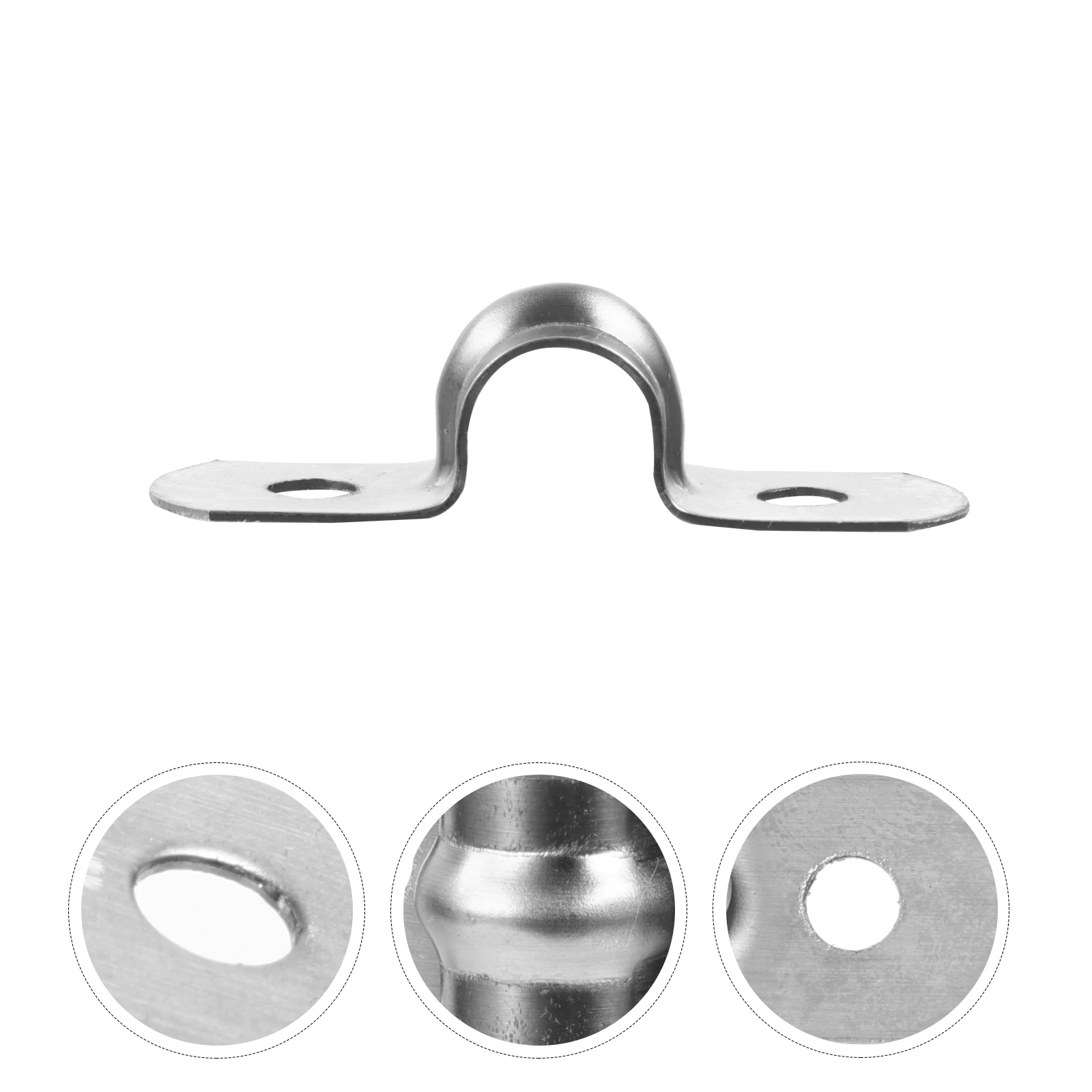 

100 шт., седловые зажимы из нержавеющей стали, жесткий ремень для труб, трубные ремни, натяжной зажим, соединительное кольцо, прочный, антикоррозийный