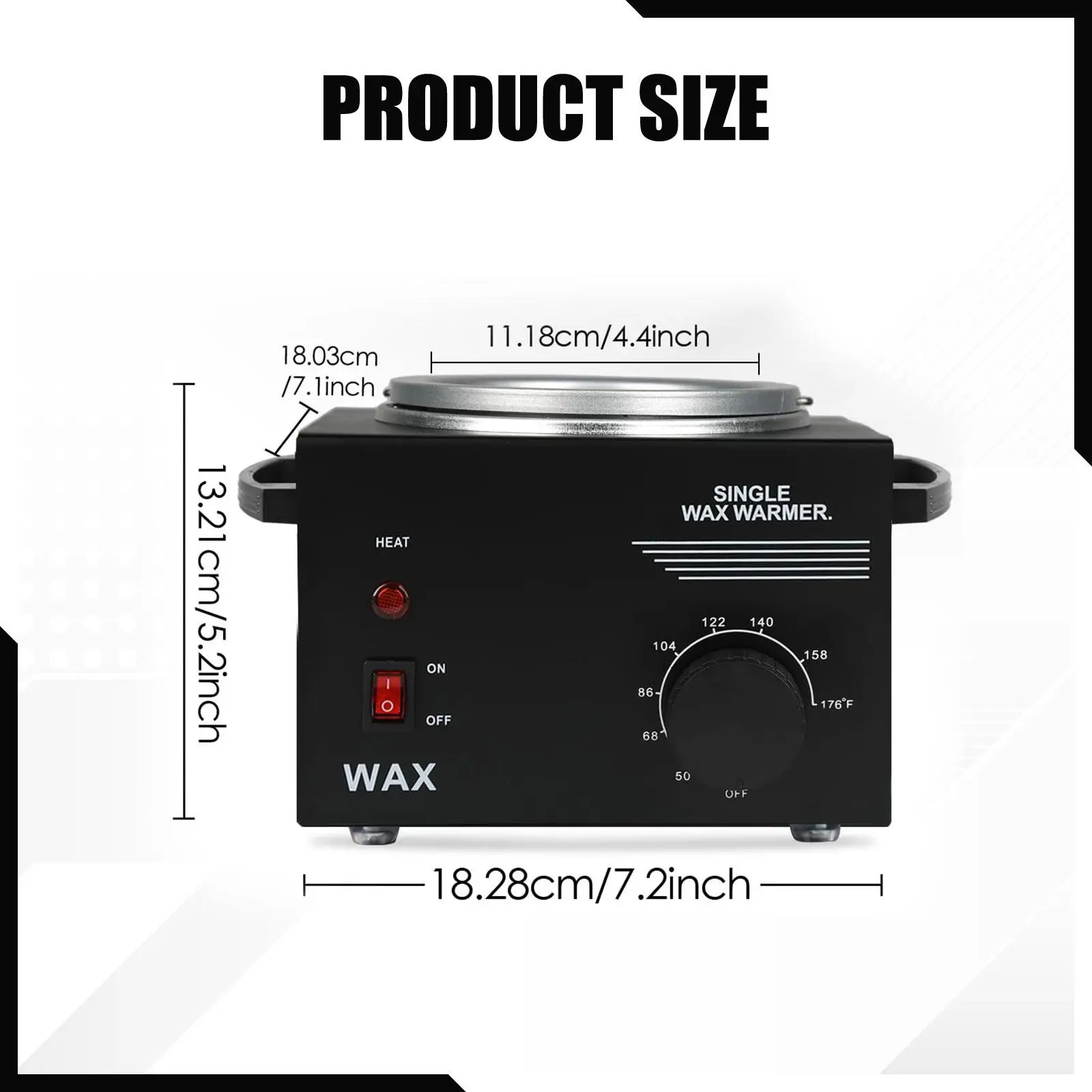 Electric Heater Machine ing,Fast Heating,Professional,100W Melter Warmer Facial Body SPA Equipment for Salon Home