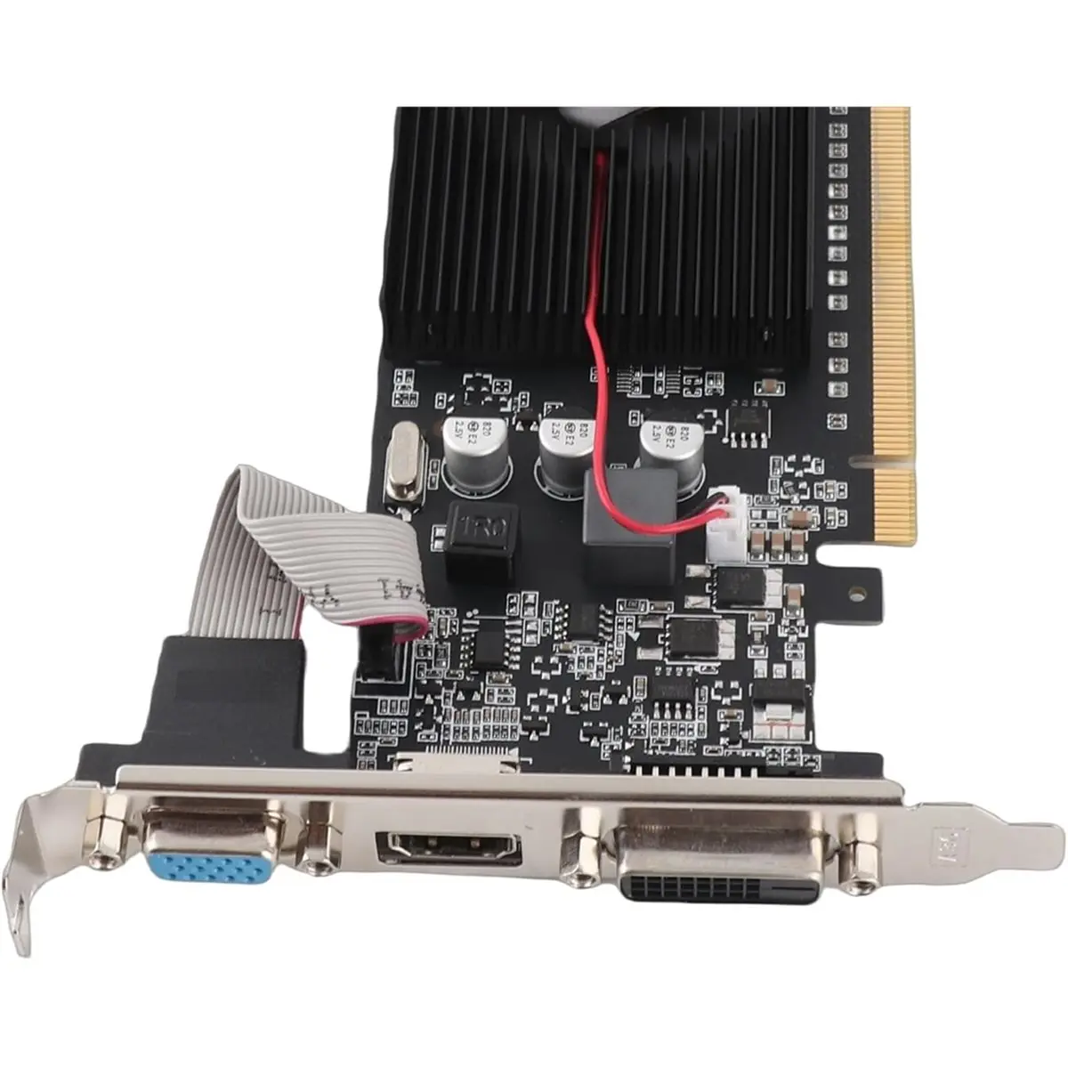 High Performance GT210 Graphics Card, DDR3 1GB 64bit Gaming Graphics Card with DVI VGA Ports, PCIe 2.0, Computer Graphics Card f