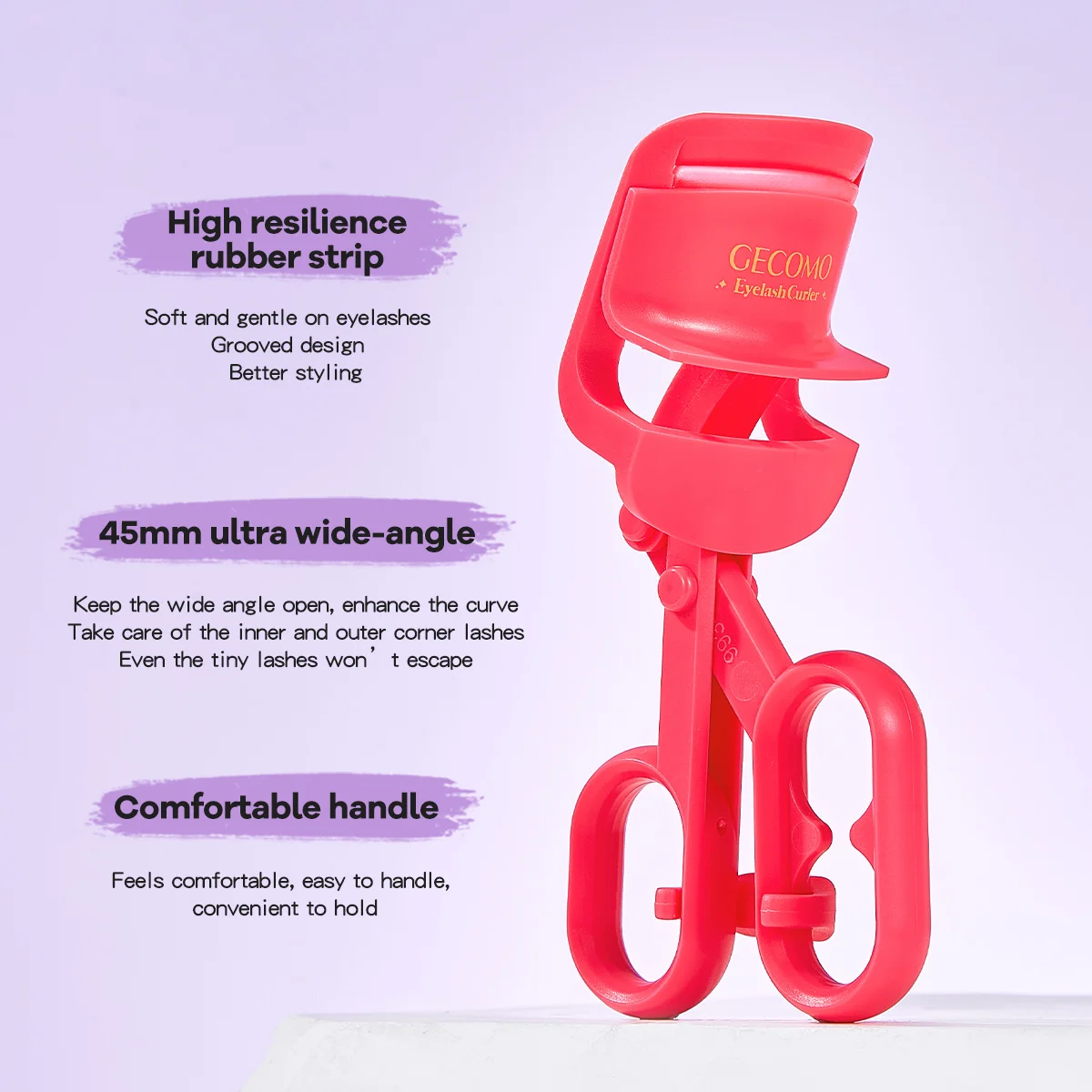 Picture 5: GECOMO Natural Wide-angle Eyelash curler, long-lasting curling, pressing and shaping, natural eyelashes