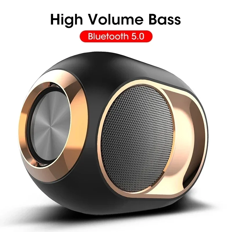 

New Bluetooth Speaker Wireless Bluetooth Speaker TF Card Heavy Bass Large Volume Outdoor Wireless Subwoofer Strong Endurance