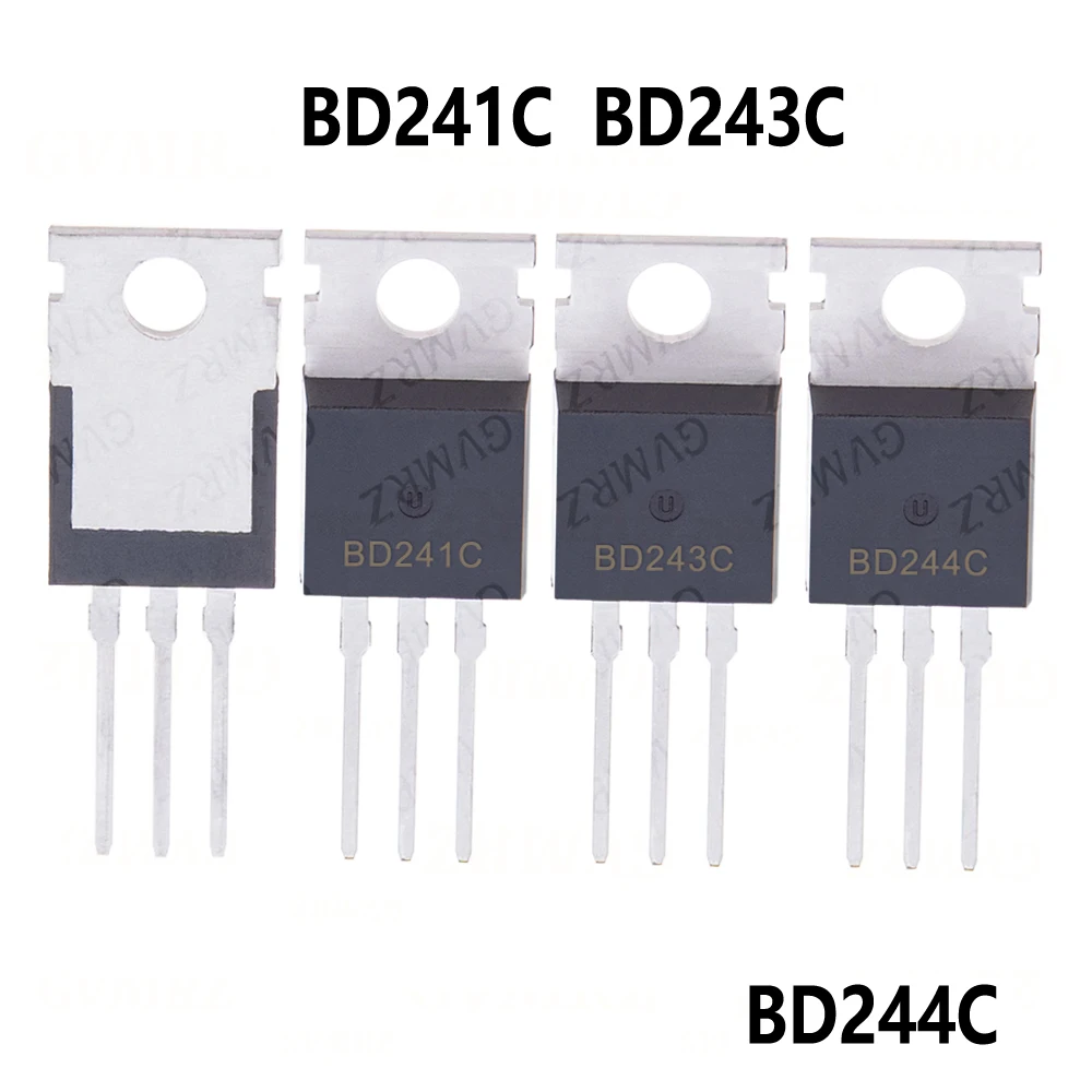 10PCS/LOT BD241C BD244C BD243C BD241 BD244 BD243 TO-220 TO220 Transistor  BD241C BD244C BD243C