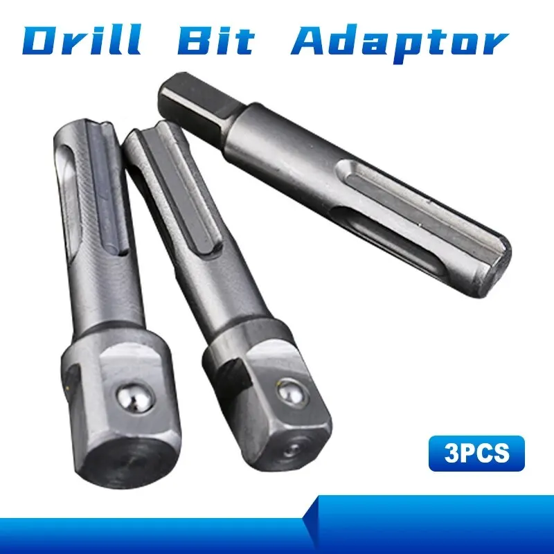 Hammer Conversion Joint Electric Screwdriver Head SDS Handle Connecting Rod Impact Drill Chuck Sleeve Adapter Tool Accessories