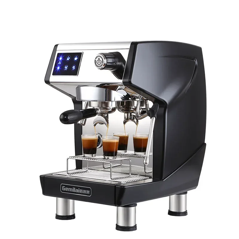 Cafetera espresso eléctrica comercial CRM3200, doble caldera, 15 Bar