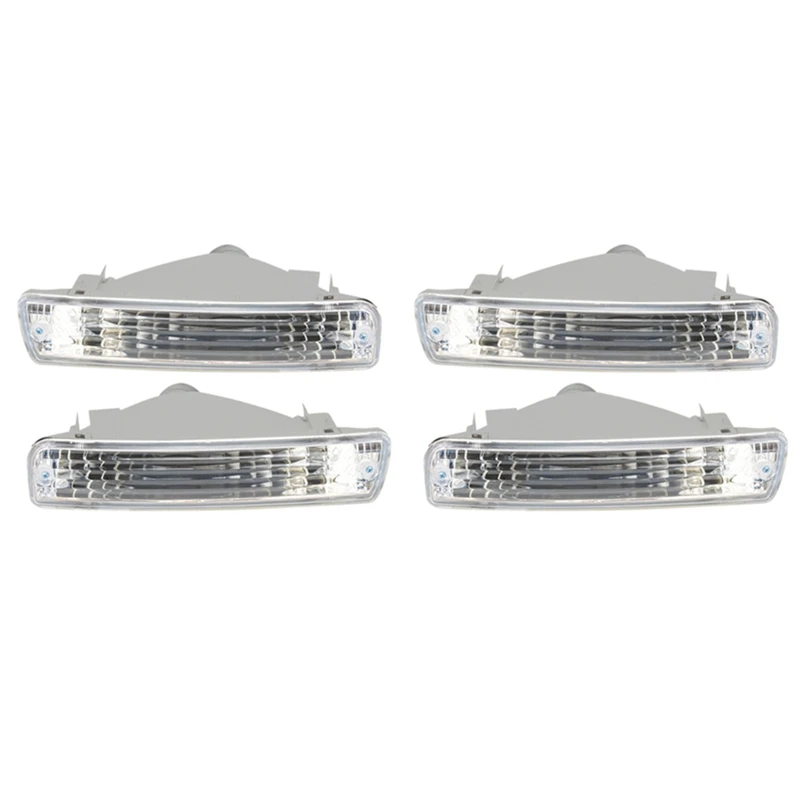 

4Pcs Car Front Bumper Turn Signal Lamp For Toyota Land Cruiser 80 Series 1991-1998 LC80 FJ80 FZJ80 HDJ80 HZJ80 4500 4.5L