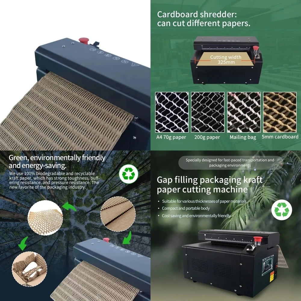 

(2026) Machine for Cushion Paper Slitting Shredding Cardboard Boxes Carton Perforators High Efficiency Paper Product Making Mach