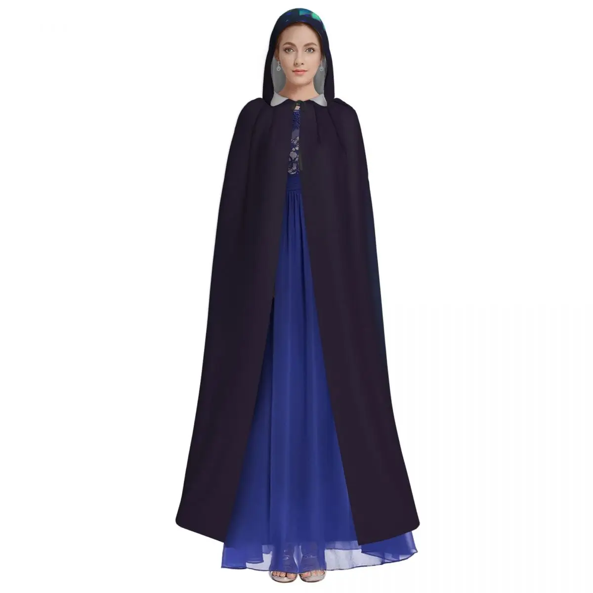 Long Cape Cloak Magic Willow Hooded Cloak Coat Hoodies Elf Purim