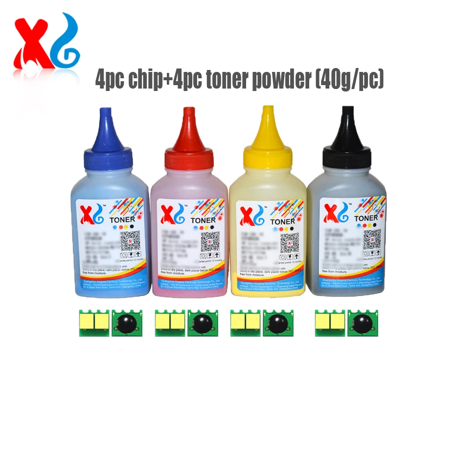 131A CF210A CF211A CF212A CF213A Toner Powder and Chip For HP Color Laserjet Pro 200 M276N M276NW M251N M251NW 2.4K 1.8K