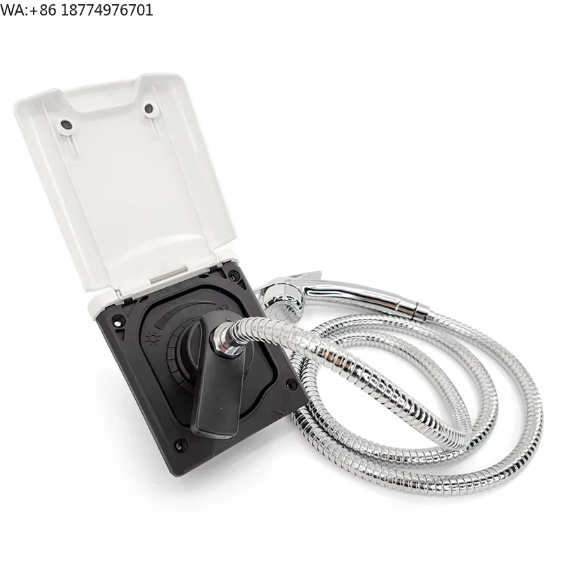 

Оригинальный морской душ для лодок черного цвета с защитой от УФ-излучения, для использования на палубе, с чехлом, аксессуары для морских судов