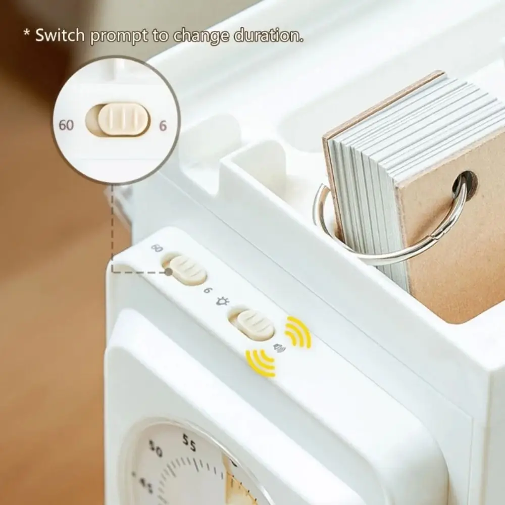 Mastering Time Management Good Habit Punch Card Convenient Effective Daily Task Planning Board Rotating Pencil Holder