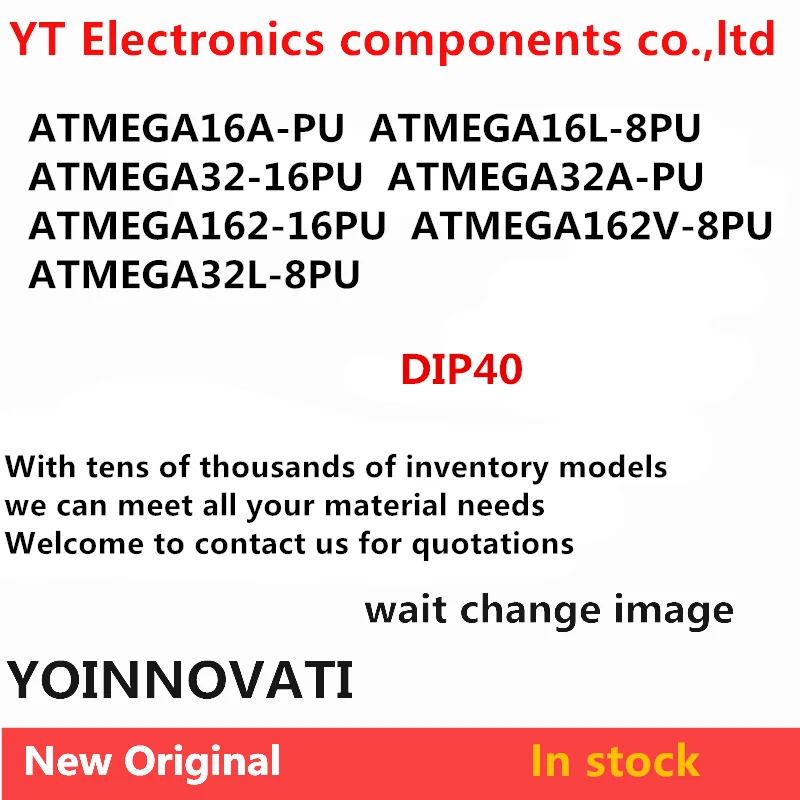 1 шт. ATMEGA16A-PU ATMEGA16L-8PU ATMEGA32-16PU ATMEGA32A-PU ATMEGA32L-8PU ATMEGA162-16PU ATMEGA162V-8PU DIP40 Пластиковый корпус 1 шт. ATMEGA16A-PU ATMEGA16L-8PU ATMEGA32-16PU ATMEGA32A-PU ATMEGA32L-8PU ATMEGA162-16PU ATMEGA162V-8PU DIP40 Пластиковый корпус