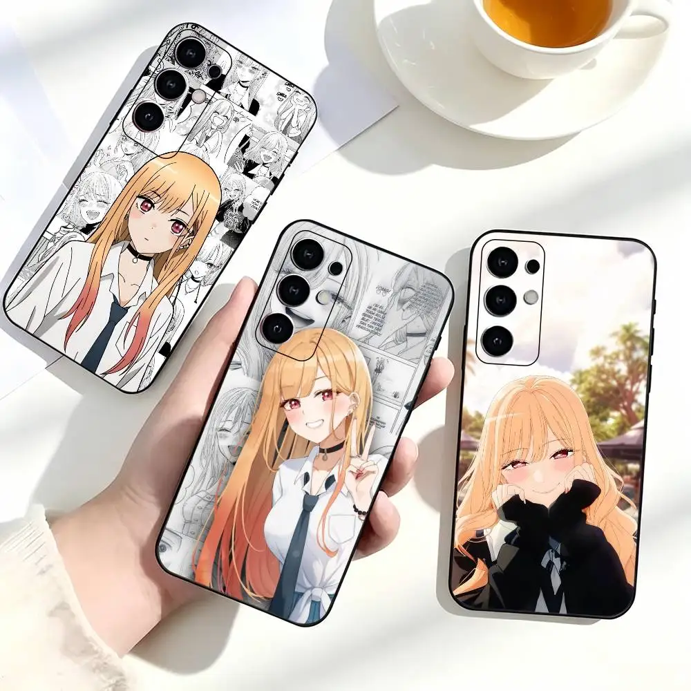 Image of Marin Kitagawa My Dress Up Darling Handyhülle für Samsung Galaxy S23, S24, S25, S22, Ultra, S21, Plus, FE, Lite, Note, 10, Schwarze Hülle