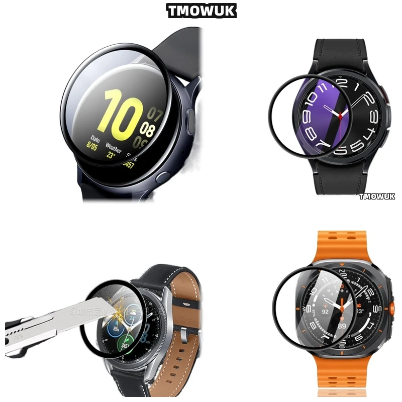 

Flexible 3D Curved Screen Protective Film - Full Cover For Samsung Galaxy Watch 4 5 6 7 Ultra FE PRO 47 44 43mm 40mm