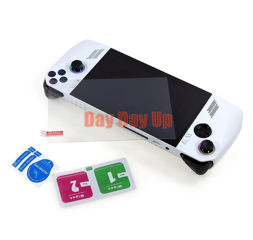 30PCS 강화 유리 스크린 스크래치 방지 HD 게임 콘솔 강화 필름 ASUS Rog Ally 용 지문 방지 오일 방지