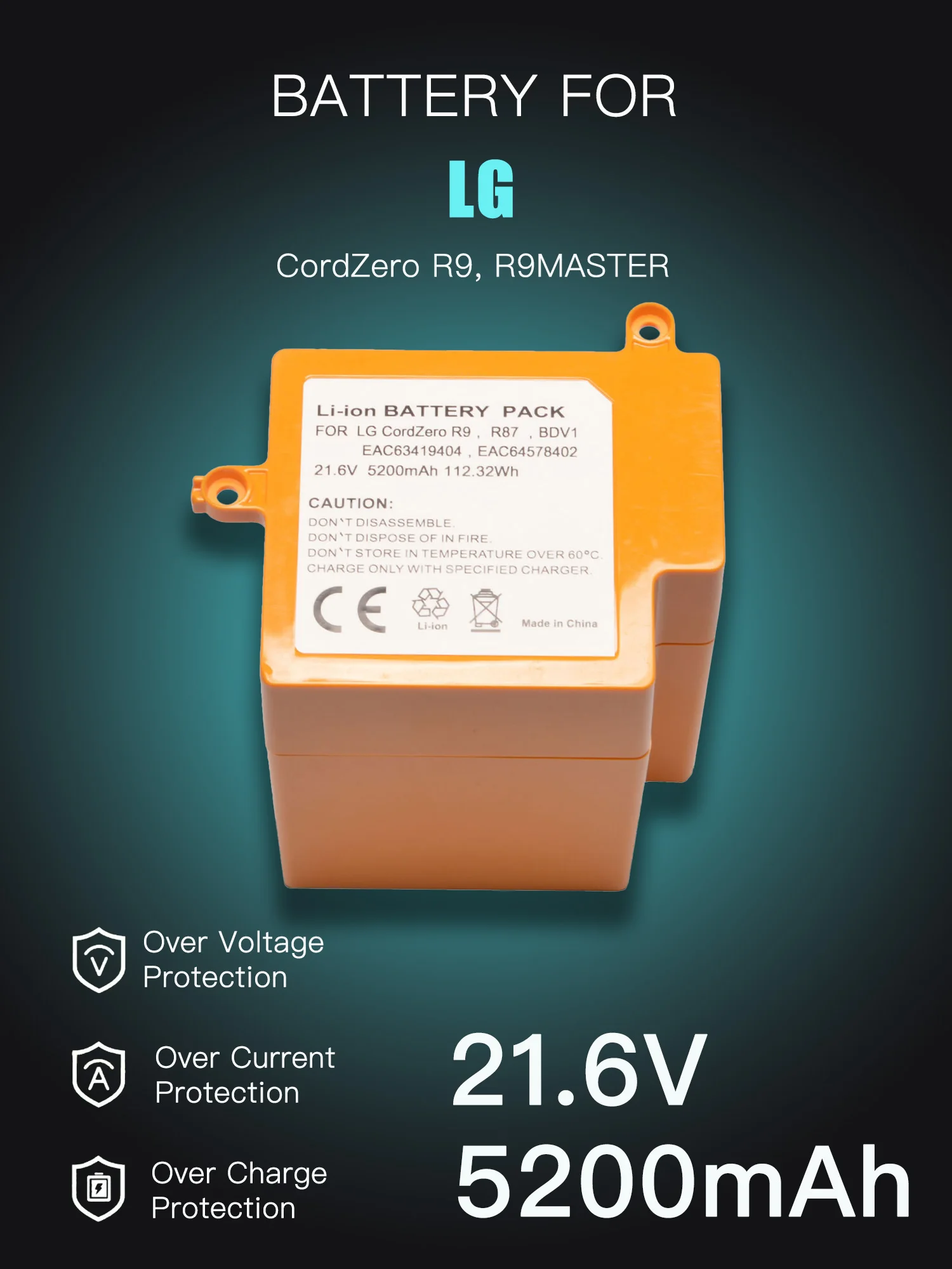 21.6V 5200Mah Batte… - image