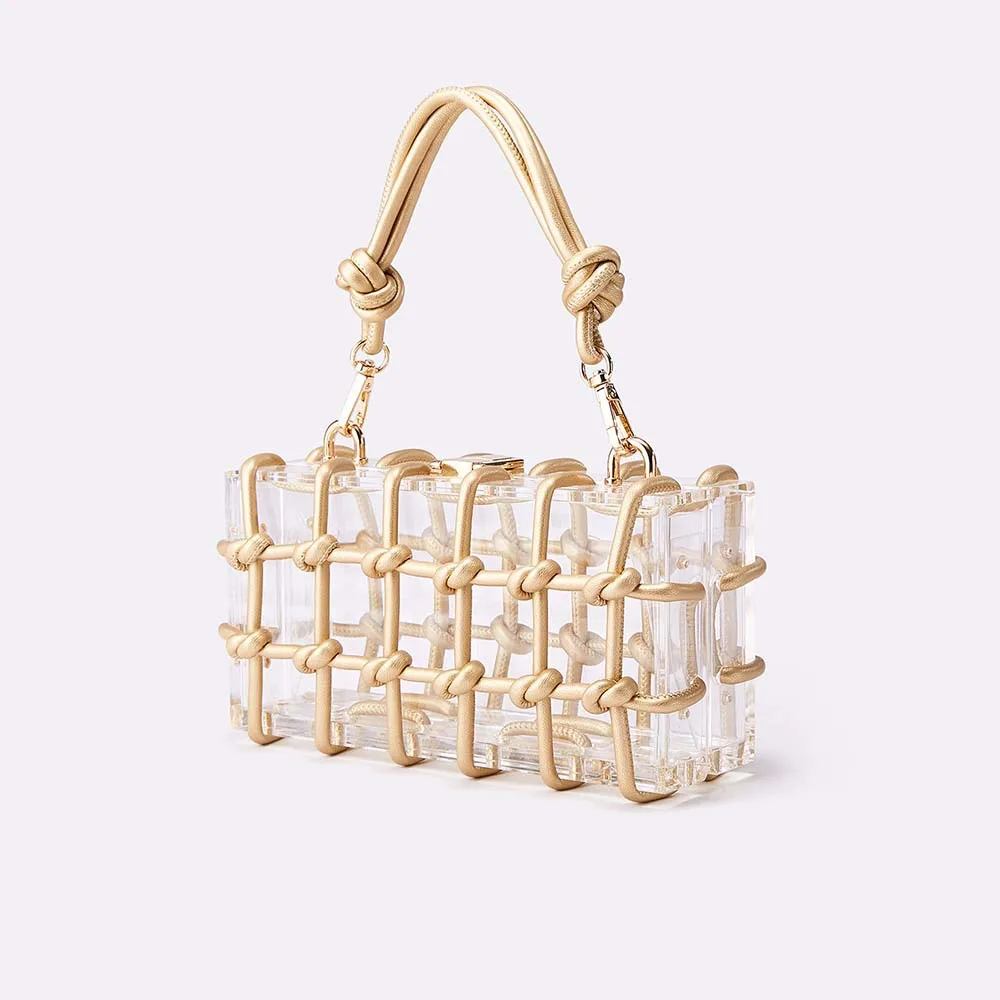 

Акриловый клатч ручной работы iny Rhinestone Вечерняя сумка Женская сумка Модная квадратная сумка Трансграничный бестселлер