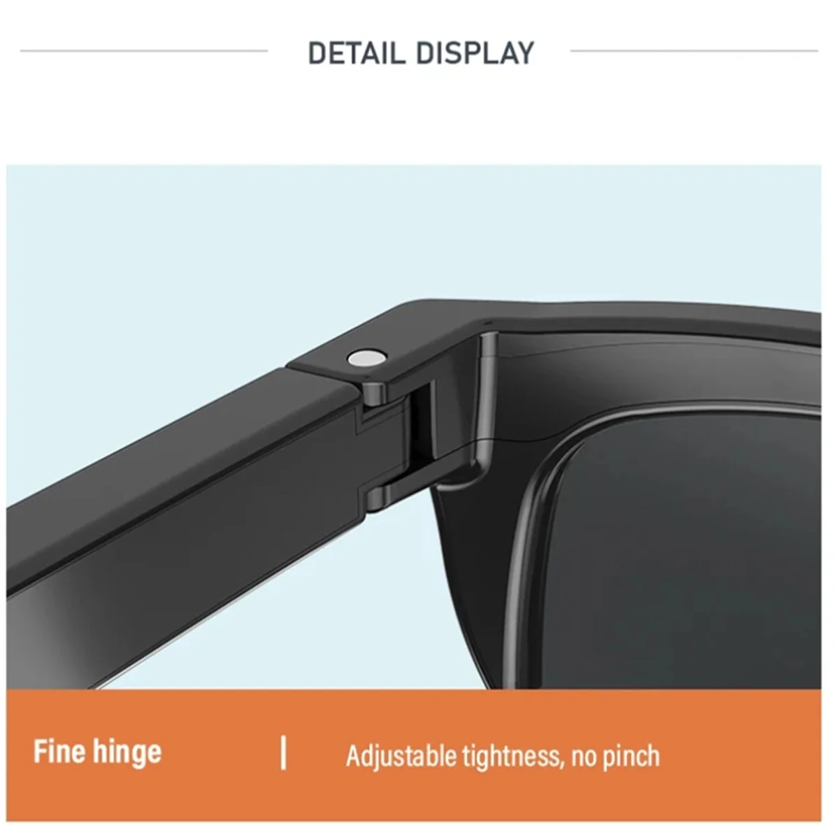 Nuevas gafas de sol inteligentes Bluetooth V5.3, gafas para llamadas, auriculares para deportes al aire libre, tecnología negra HIFI, antitouch UV