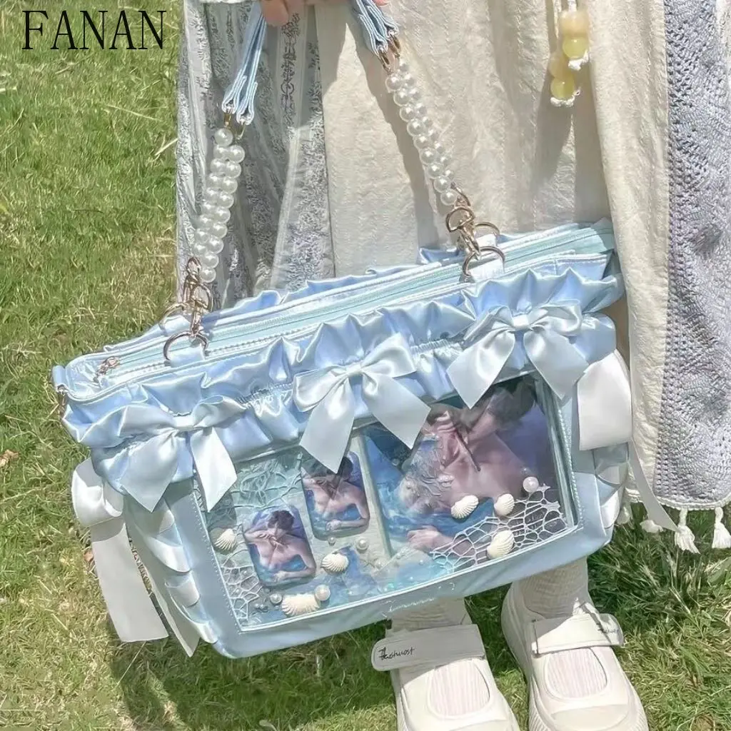 Women's Handbags 2026 New Arrival Ribbon Pain Bag Large Capacity Small Portion Two-dimensional Shoulder Bow Crossbody Bags